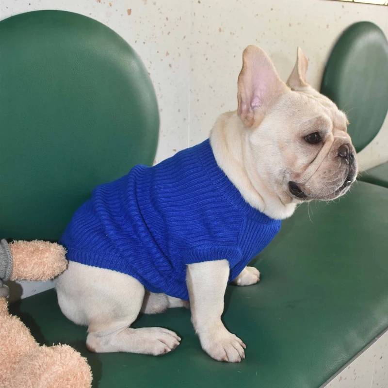 Одежда для мопса Шнауцер зимняя одежда французского бульдога свитер собаки