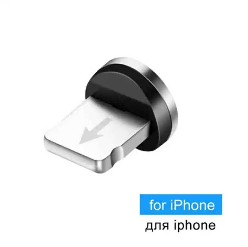 Магнитный кабель 3 в 1, кабель Micro USB type C для iPhone X 7, samsung, S10, Oppo, htc, LG, 1 м, 2,4 А, Магнитный адаптер для зарядного устройства, кабели для телефонов