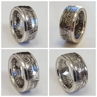 Винтажное кольцо с монетницей в стиле панк#2