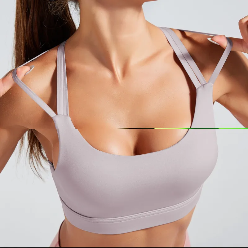 Женский спортивный бюстгальтер 2020 однотонные бюстгальтеры укороченный топ для