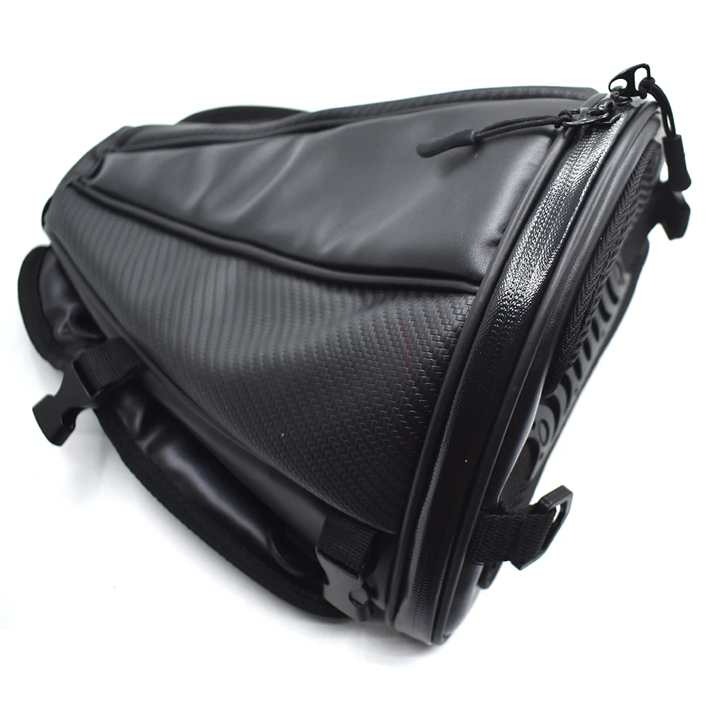 

Motorcycle Tail Bag Motorbike Seat Back Bag Saddle Bag Rear Seat Package Waterproof Motor Motorbike Travel Saddle Tail Handbag