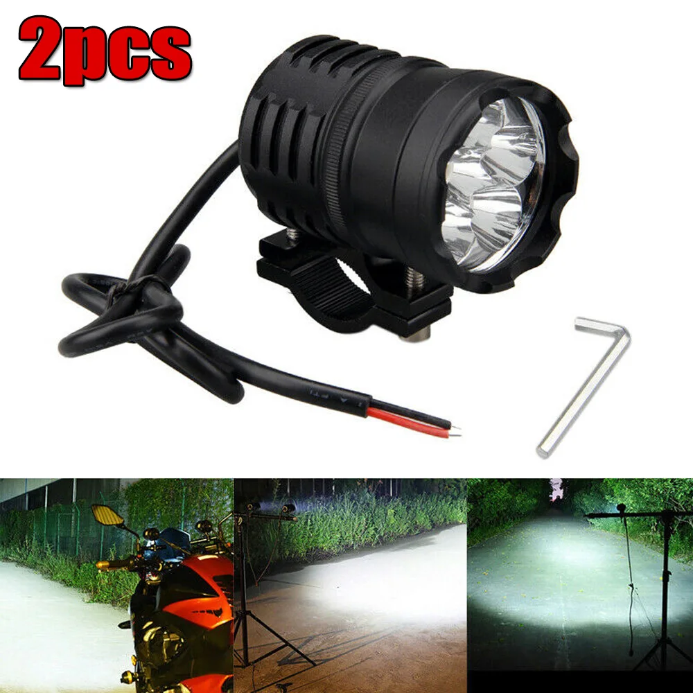 

Driving Headlights Head LED With Switch 6000LMW 12V-80V DC Replacement