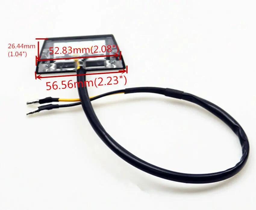 Квадроцикл светодиодный мини задний номерной знак свет мотоцикл Крузер Боббер