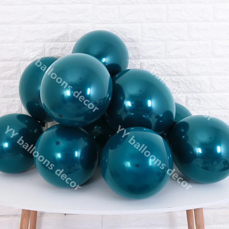 Воздушные шары-гирлянды металлические серебристые пастельные двухслойные