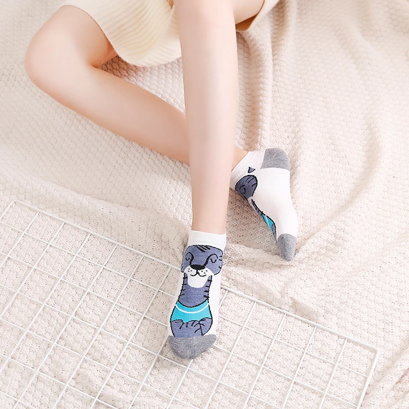 1/5 шт. женские хлопковые носки в стиле Харадзюку|Носки| |