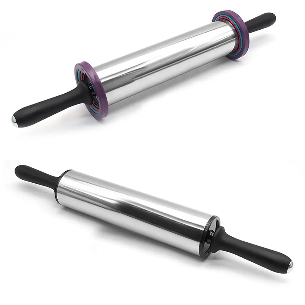 1 шт. роликовый штифт Регулируемый из нержавеющей стали тесто ролик с 3 съемными