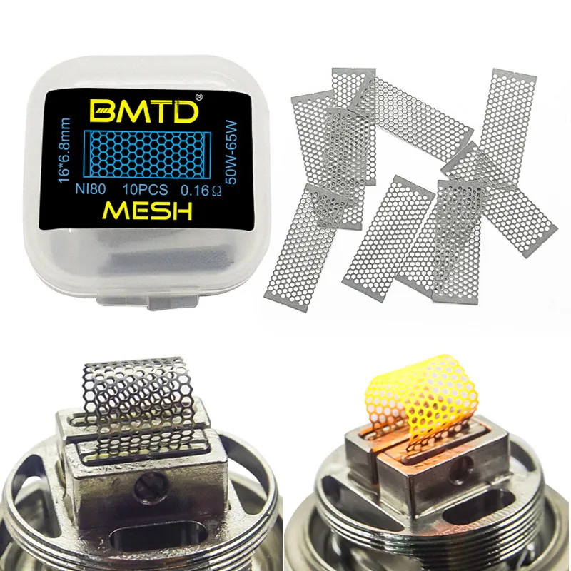 10 коробка A1 сетка катушка для вейпинга SS316L 0 12 18 16 Ом профиля RDA RTA DIY Vape Танк замена
