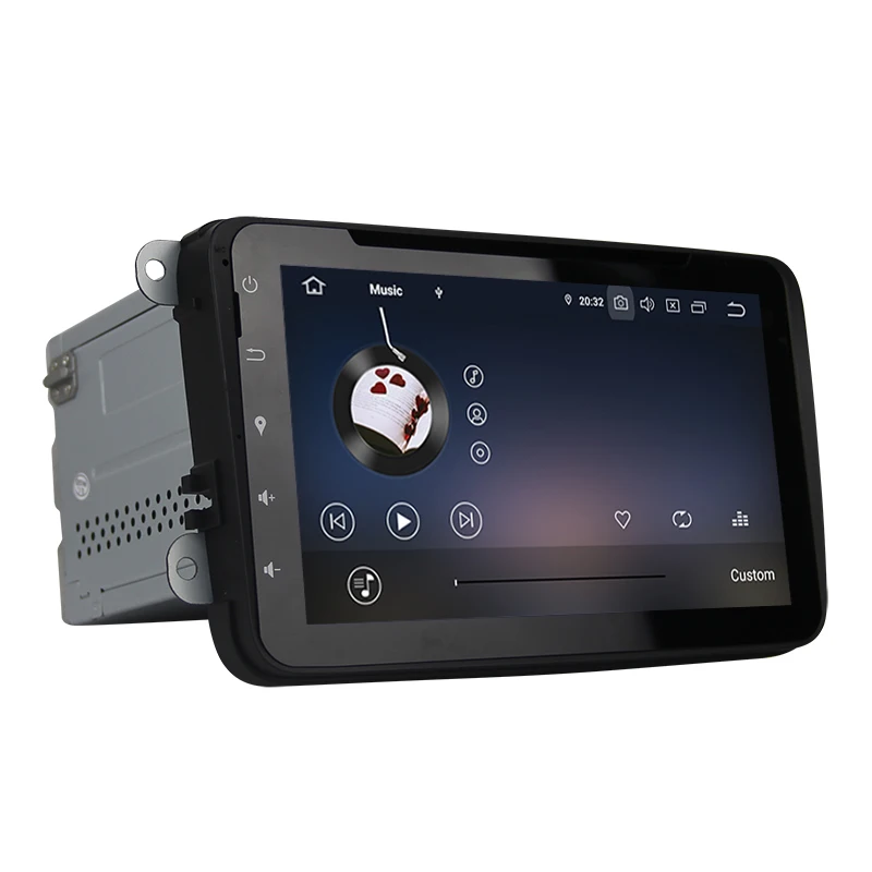 Автомобильный радиоприемник IPS 2 din 8 дюймов Android 10 0 Восьмиядерный Стерео GPS для VW