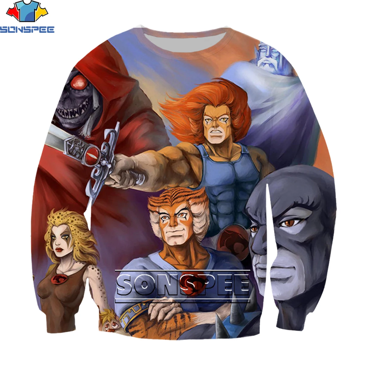 Свитшот мужской/женский SONSPEE с 3D-принтом верных животных немецкой овчарки