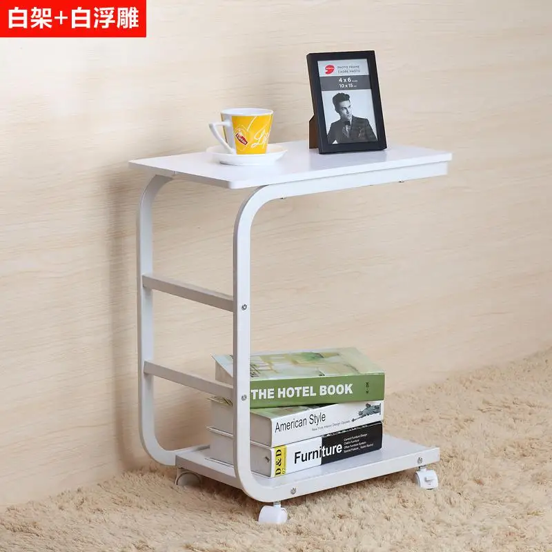 Мини-прикроватный подвижный диван маленький стол угловой несколько боковых