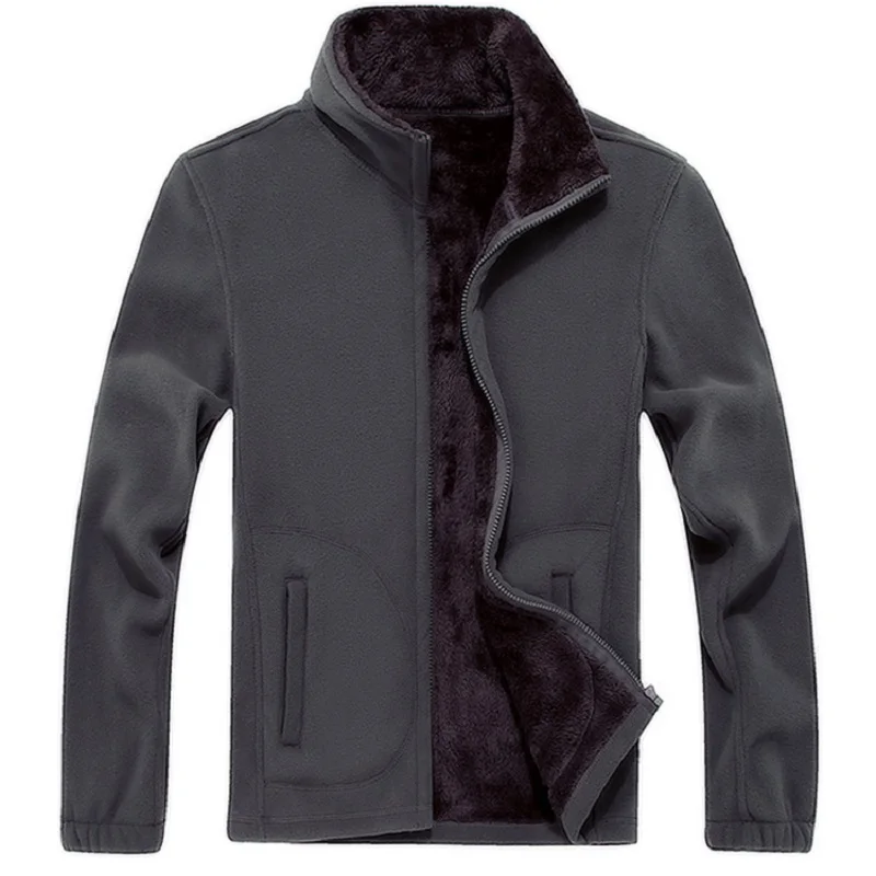 Зимняя мужская однотонная утепленная одежда Chaqueta Hombre мужские флисовые куртки из
