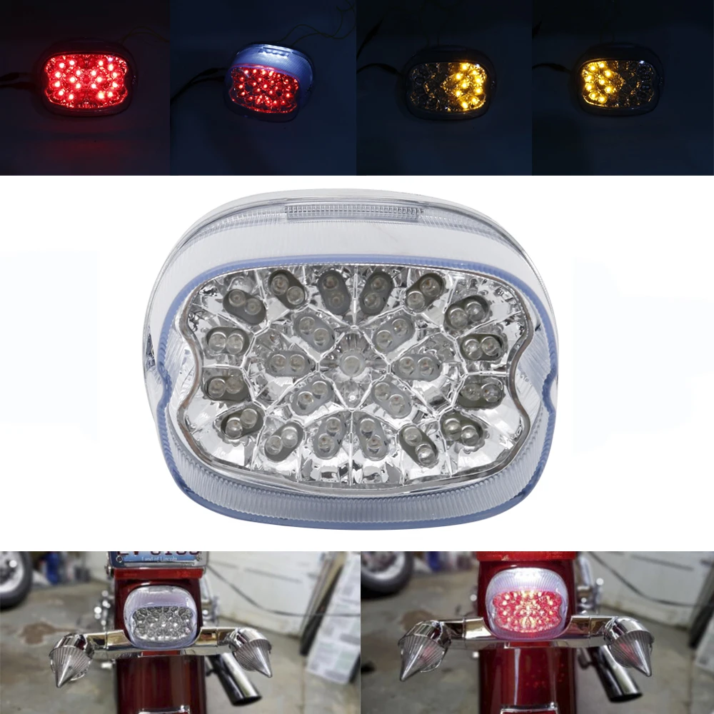 Светодиодный задний фонарь для мотоцикла стоп сигнал Xl FLH FX Sportster Dyna Road King
