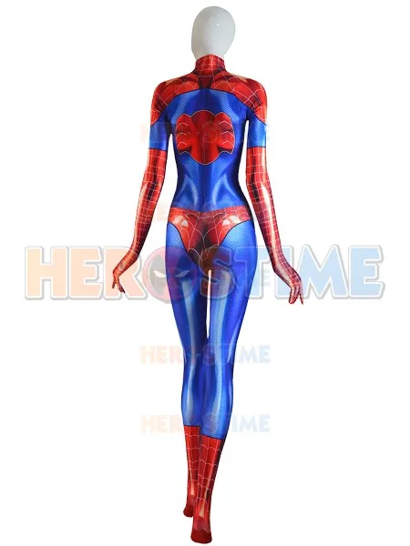Костюм Мэри Джейн с 3D принтом Женский костюм супергероя для косплея Женское боди