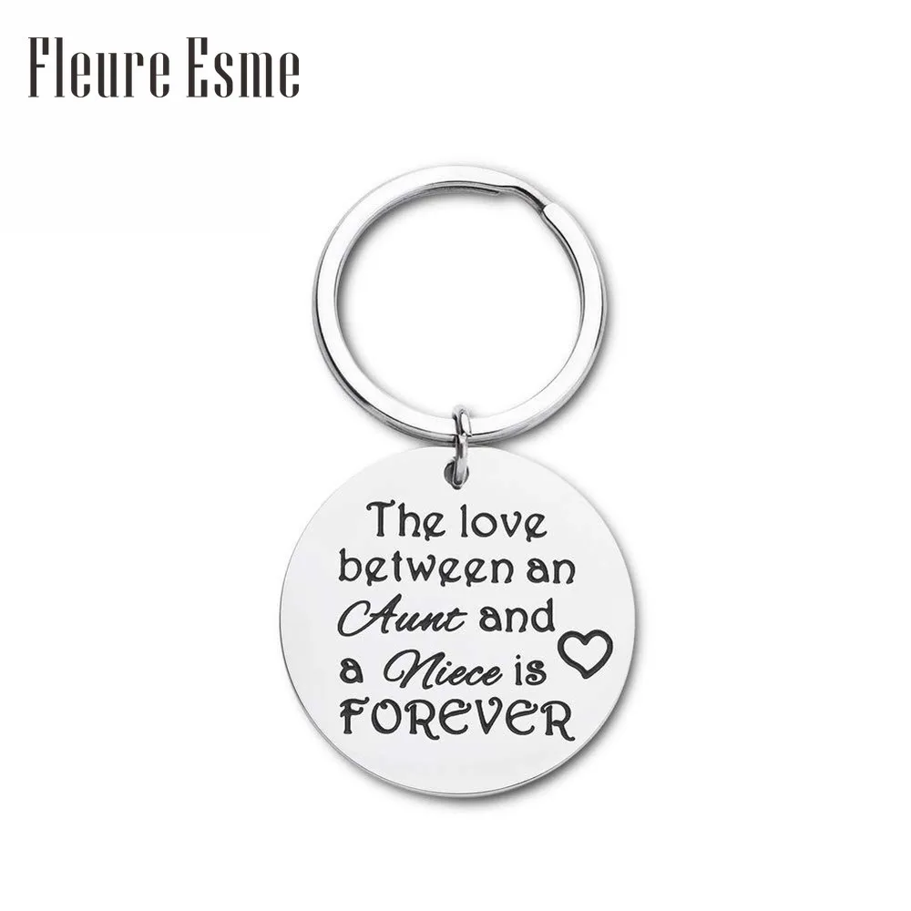 

Aunt Gifts From Niece Keychain The Love Between An Aunt and Niece Is Forever Aunt Wedding Gifts for Aunts Women Key Ring