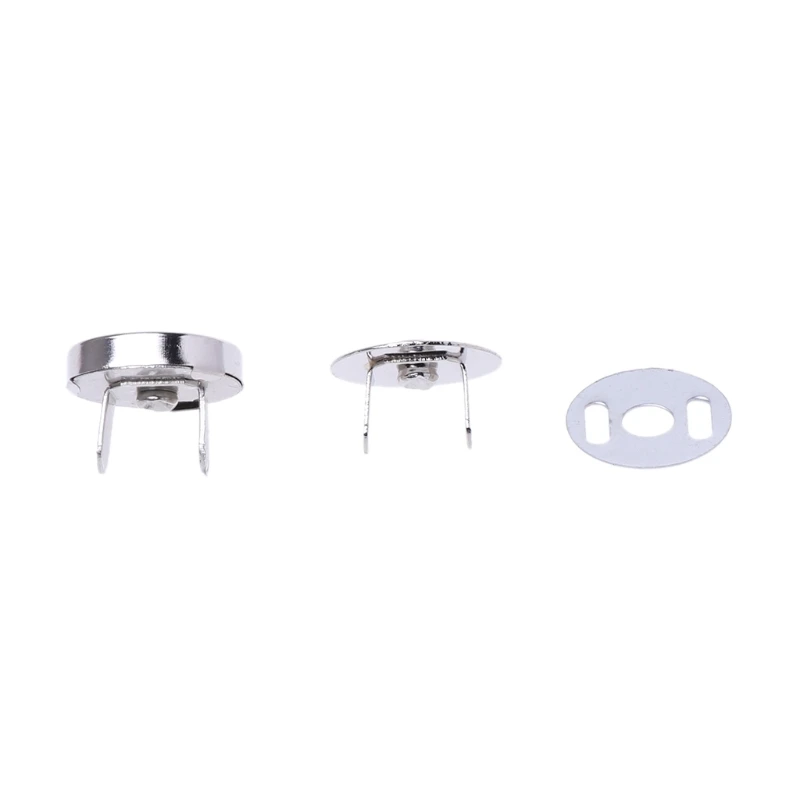 

10 Sets Magnetic Button Bag Clasp Snaps Metal Fastener Sewing Craft DIY 14/18mm M89A
