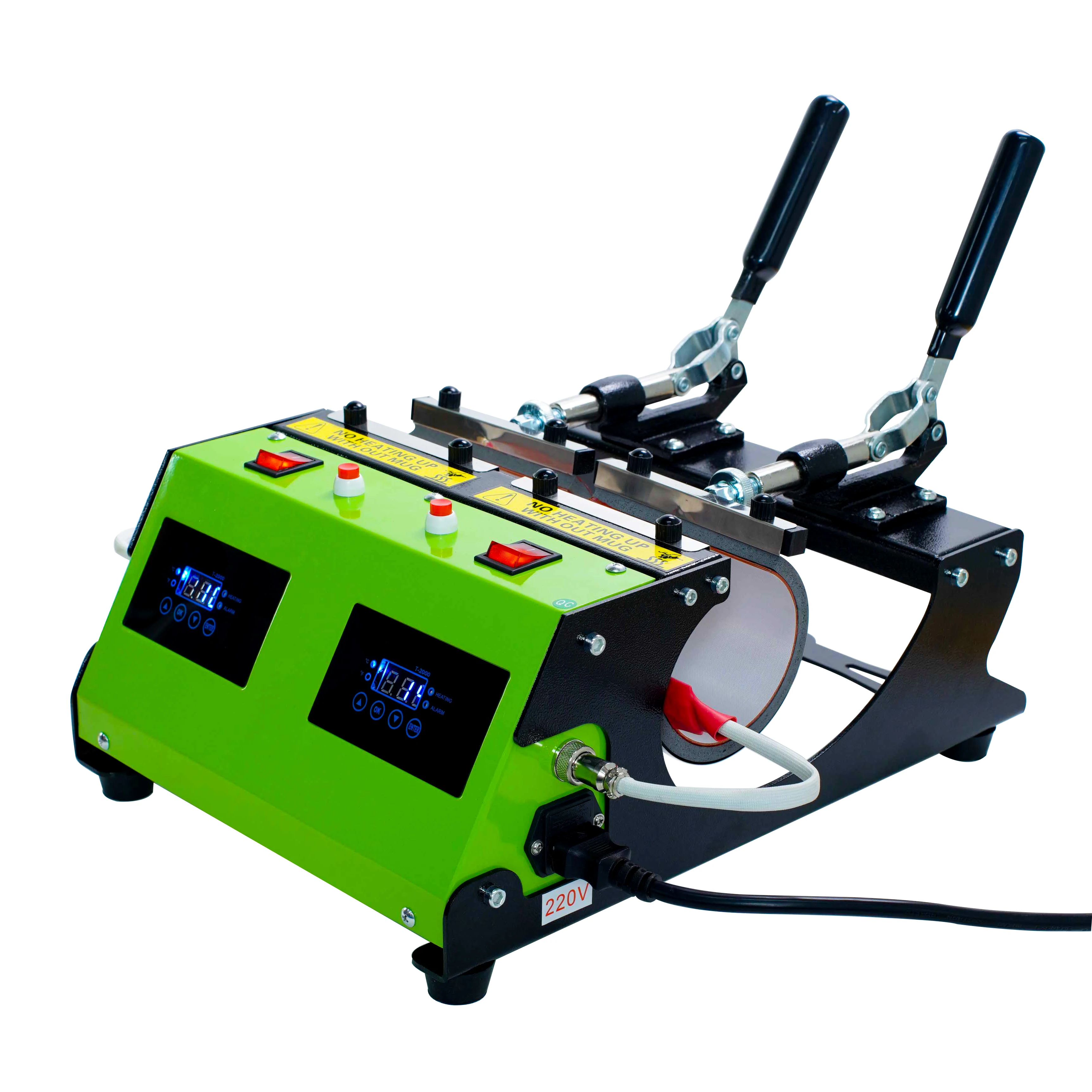 Новые двойные станции 2 в 1 термопресс сублимационная машина для переноса кружек