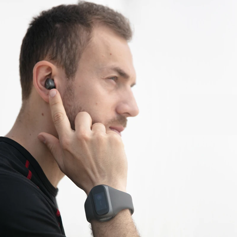 Wearbuds Bluetooth Headphones Smart Watch with Wireless Earbuds 2 In 1 Fitness Tracker Stereo Earphones Inside - купить по выгодной