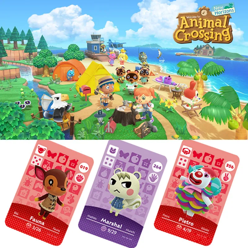 Серия 3 (251 275) Английская версия Amiibo карта NS игра животное пересечение карты