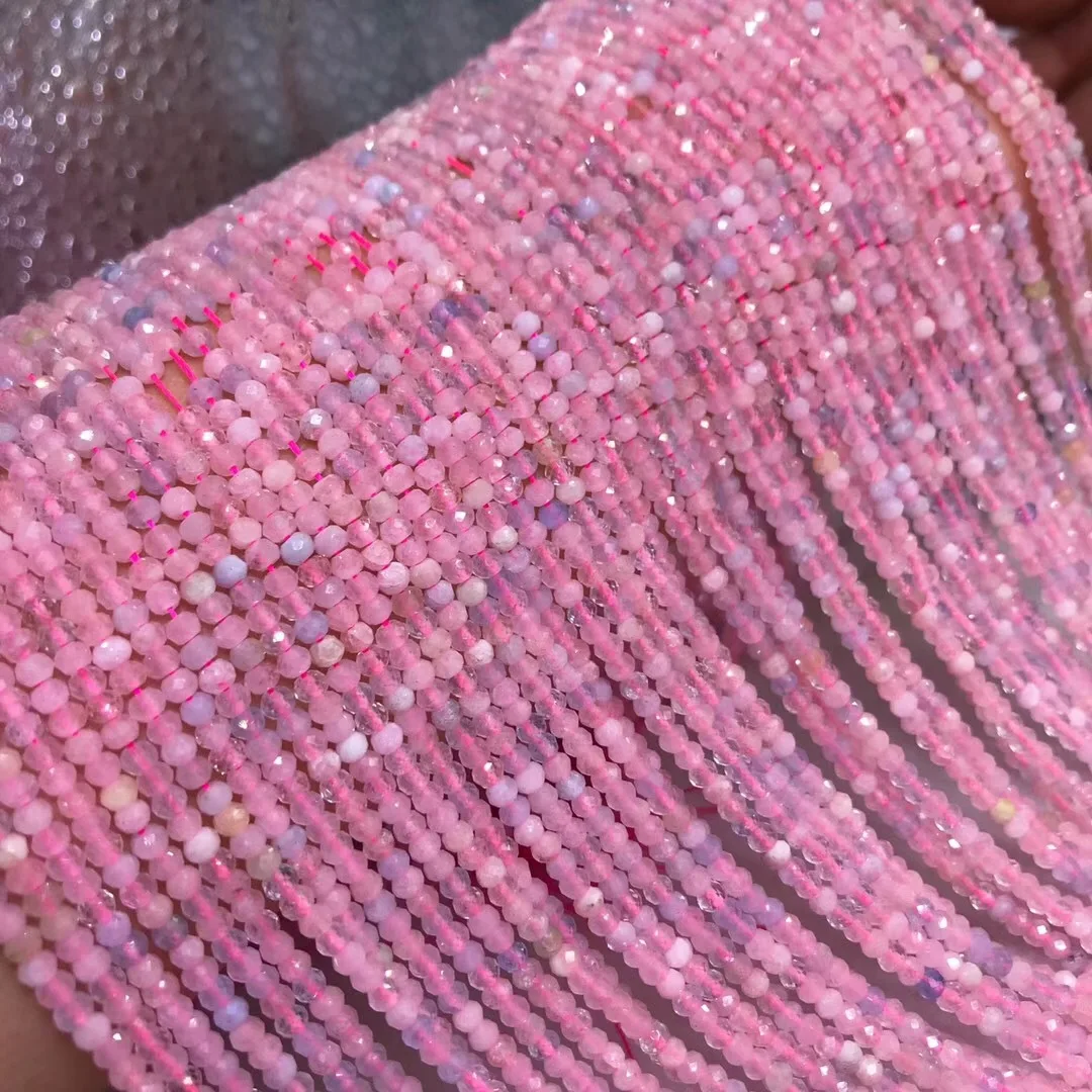 Бусины из натурального камня Моргана размеры 2x3 мм | Украшения и аксессуары