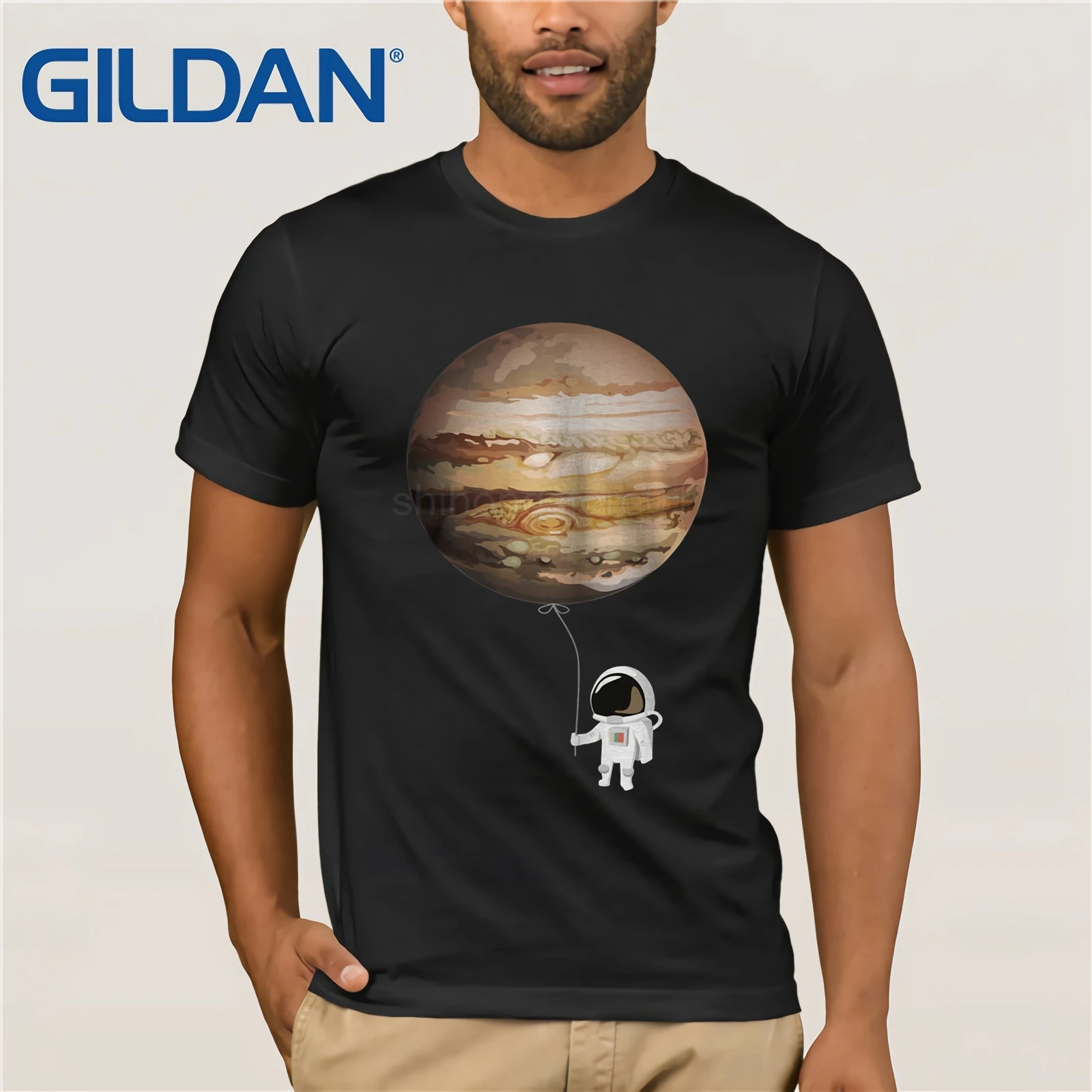 Футболка с астронавтом Юпитером воздушным шаром футболка солнечной системой