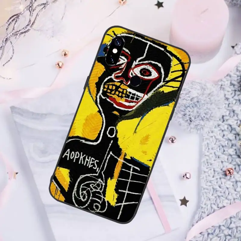 

Jean Michel Basquiat Graffiti Art Phone Case For Xiaomi Redmi note 7 8 9 pro 8T 9S Mi Note 10 Lite pro