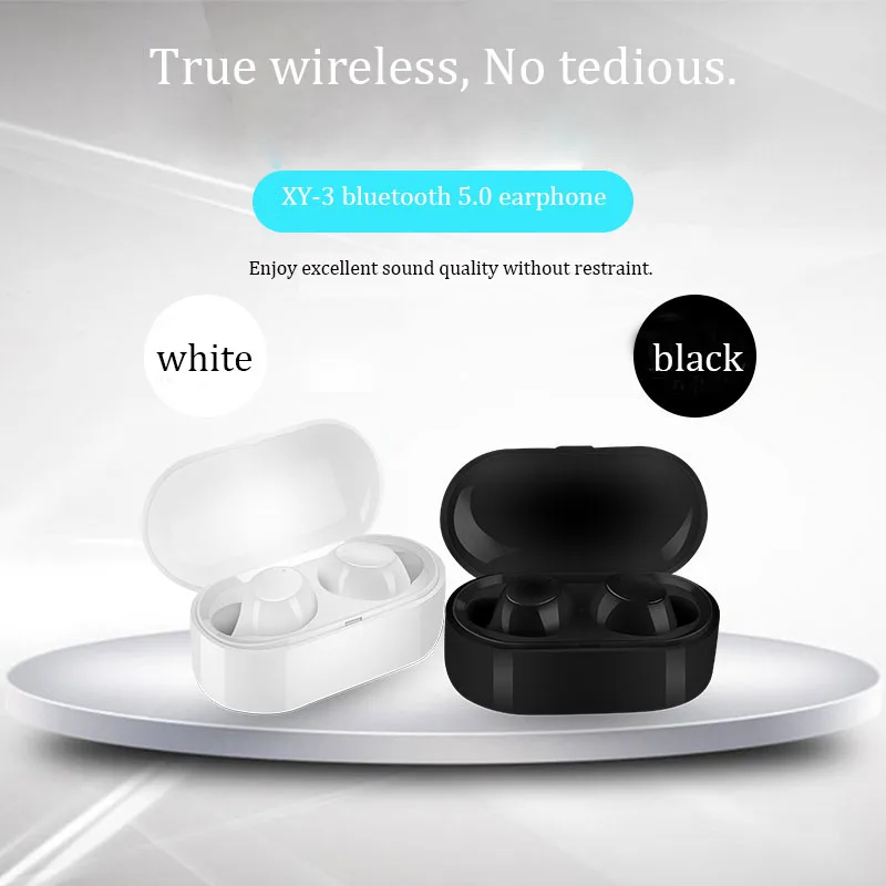XY-3 TWS Bluetooth 5 0 беспроводные наушники-вкладыши мини-наушники с микрофоном для iPhone XS