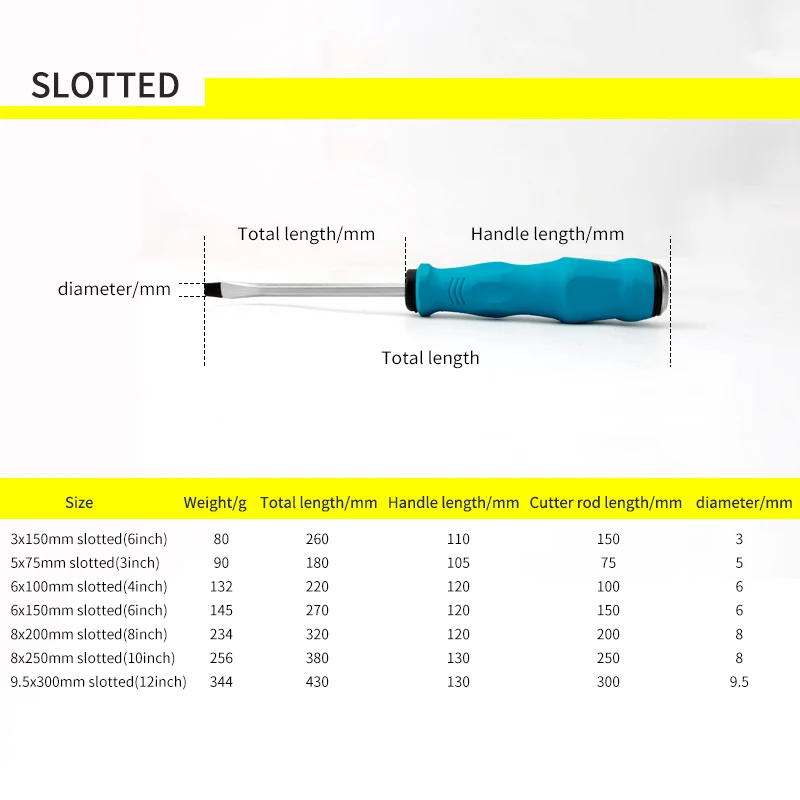 1 шт. Knockable сердце отвертка многофункциональная удлиненные и толстые шлицевая