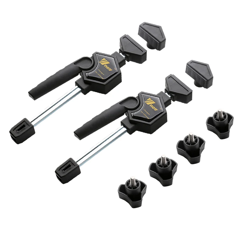 

2PCS/set Quick Ratchet Release Speed Squeeze Woodworking Clamp Clip Kit Spreader Gadget Tool Stable DIY Machine Repair Tools Kit