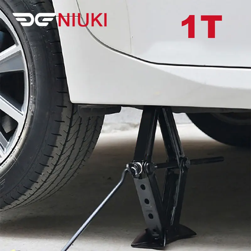 1T Автомобильный домкрат общая Складная ручка ножничный автомобиль грузовик