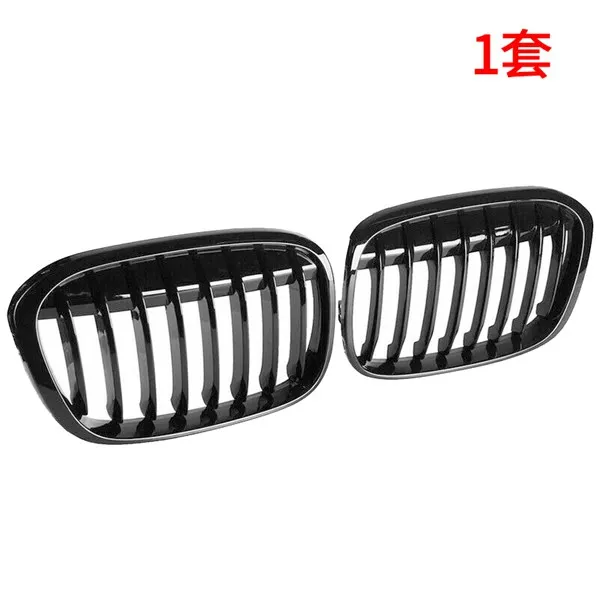 

Gloss Black Front Bumper Kidney Grill Grilles for BMW X1 F48 F49 2016-2019 51117383363 51117383364