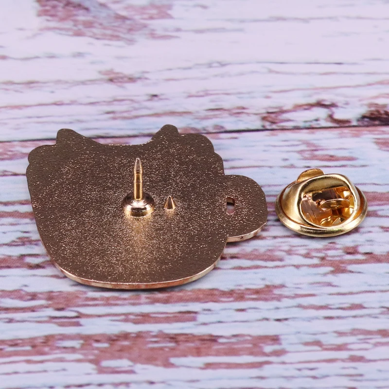 Очаровательны глупая чашки шпилька с подвеской Кот забавные подарки для