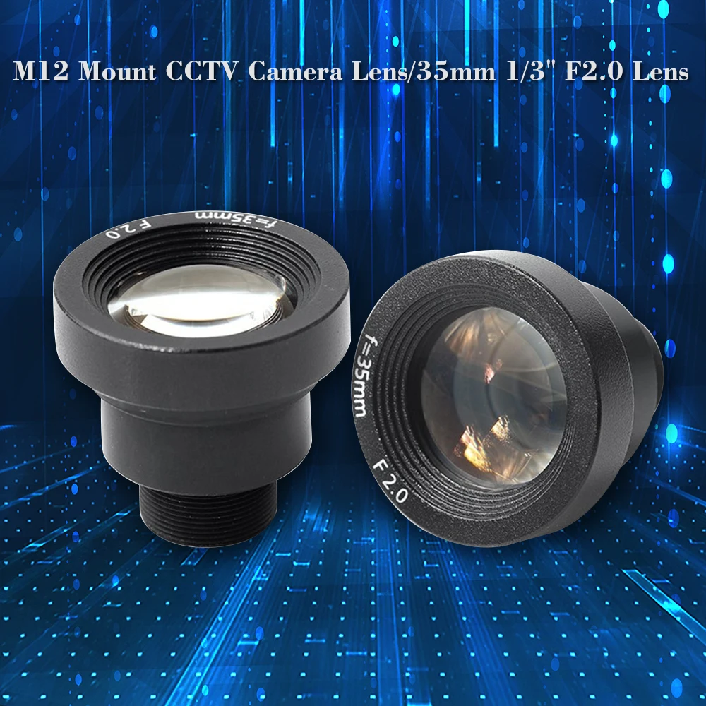 1/3 &quot35 мм M12 крепление Объективы для видеонаблюдения F2.0 длиннофокусный Длина CCTV