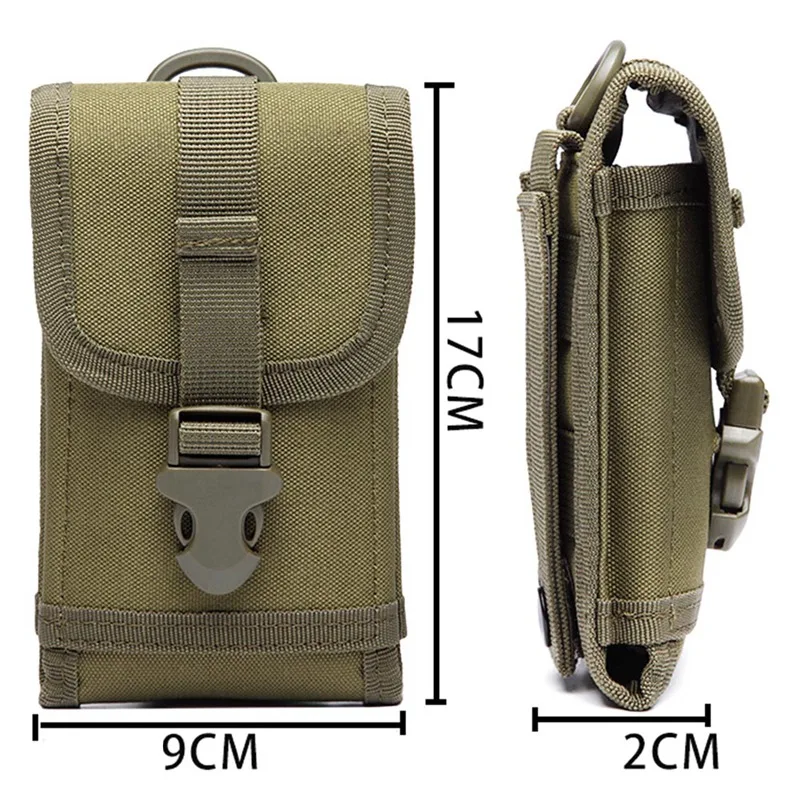 

Multifunctional Tactical Military Cell Phone Mobile Phone Belt Pouch Pack Cover for Outdoor Hunting Camping Waist Bag
