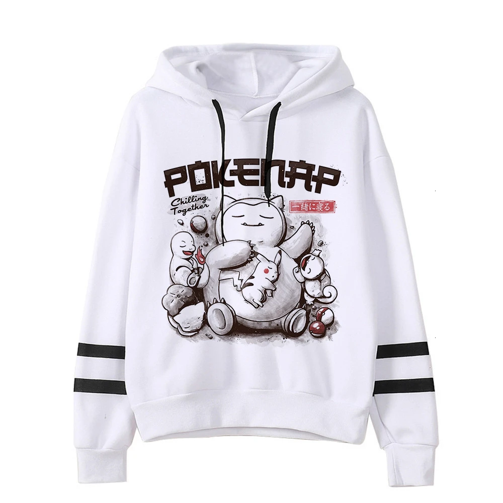 2623 Pokemon Detectiv куртка Пикачу с капюшоном Женская забавная Pika Kawaii толстовка женская одежда женские Пуловеры мультфильм японский корейский для мужчин - Цвет: 2623