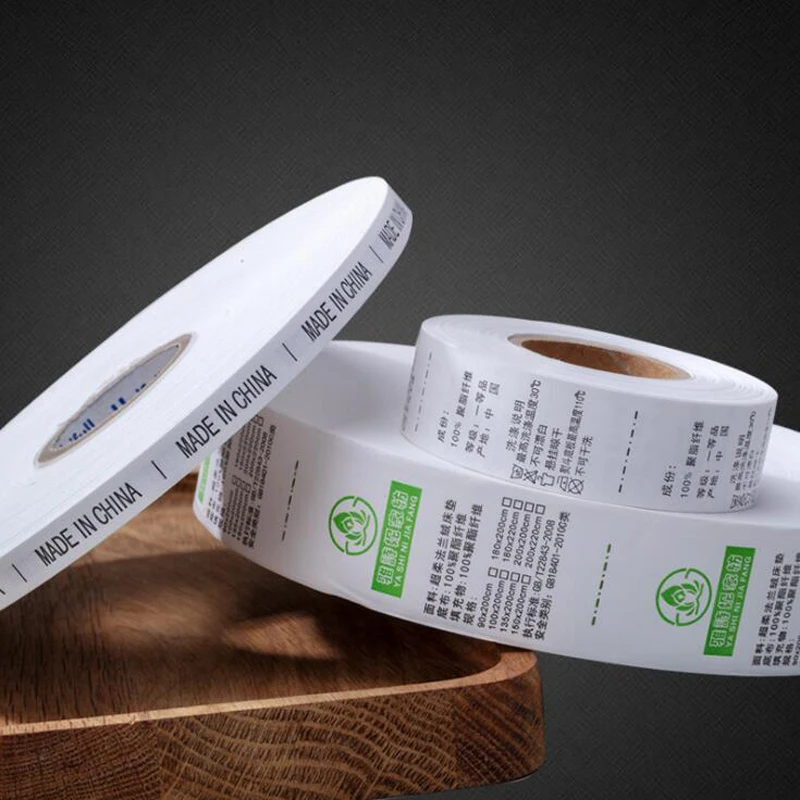 Etiqueta de lavado est&aacute;ndar para ropa, accesorio de textil de 4,5 cm hecho a medida, para lavar ropa-5