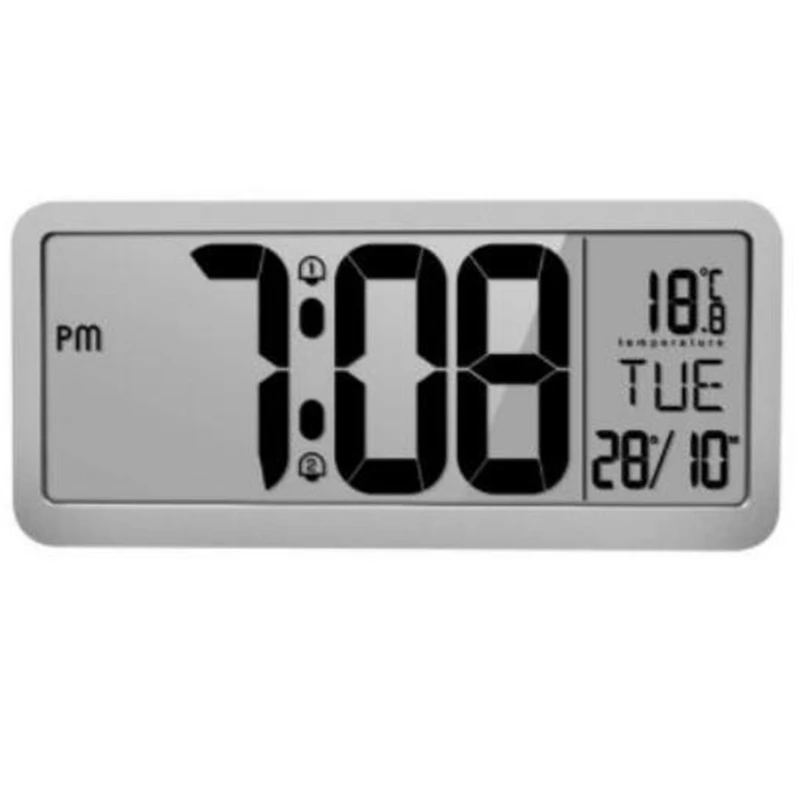 Квадратные настенные часы серии 14 дюймов большие цифровые с будильником