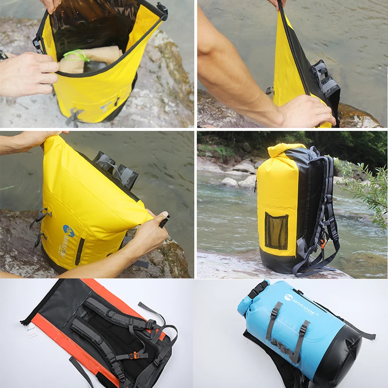 30L rolltop водонепроницаемый сохраняющий сухость чехол чемоданчик мешок буи