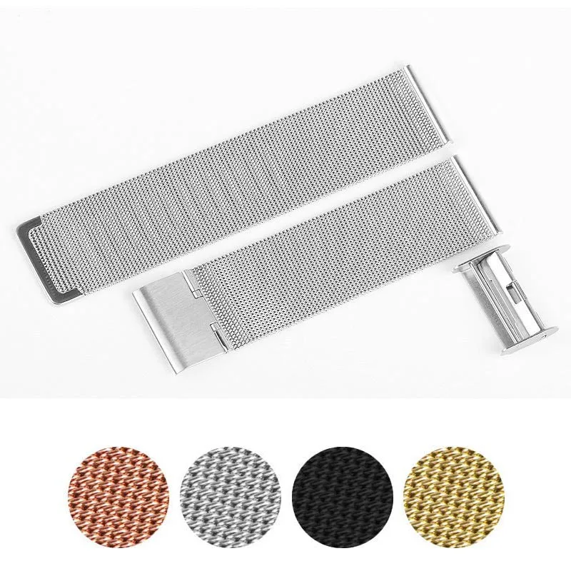 Ремешок для часов Миланская петля металлический браслет из нержавеющей стали