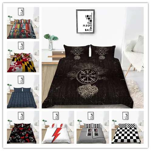 2021 New modern style Bedding Sets Game machine 3D printing Duvet Cover set Twin Full Queen Size | Дом и сад