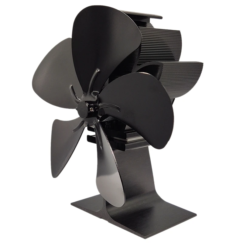 HTHL вентилятор для дровяной печи с 5 лезвиями нагреваемая дровяная горелка