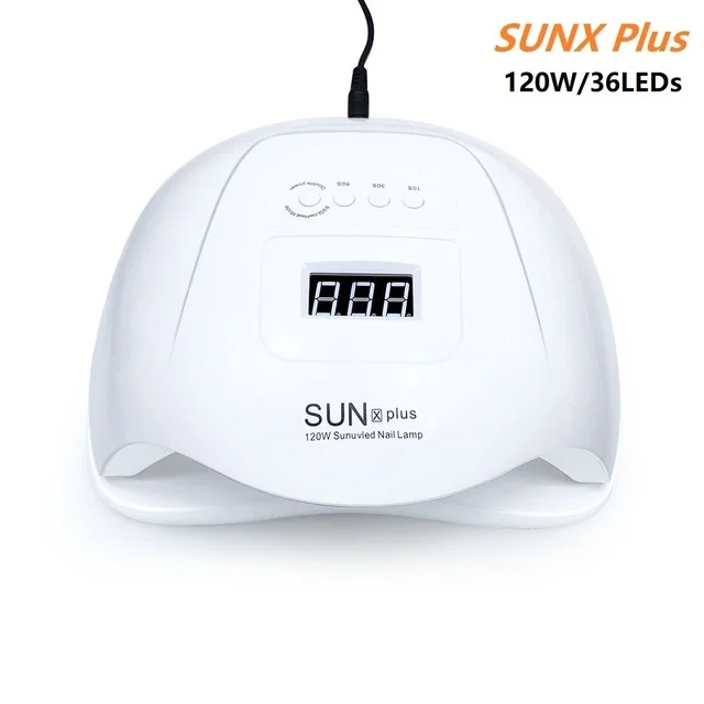 120W White 86 Вт УФ светодиодная лампа для сушки ногтей 39 шт. светодиодный двойной светильник для ногтей Лампа для отверждения УФ-гель для ногтей с датчиком таймера ЖК-дисплей - Цвет: 120W White