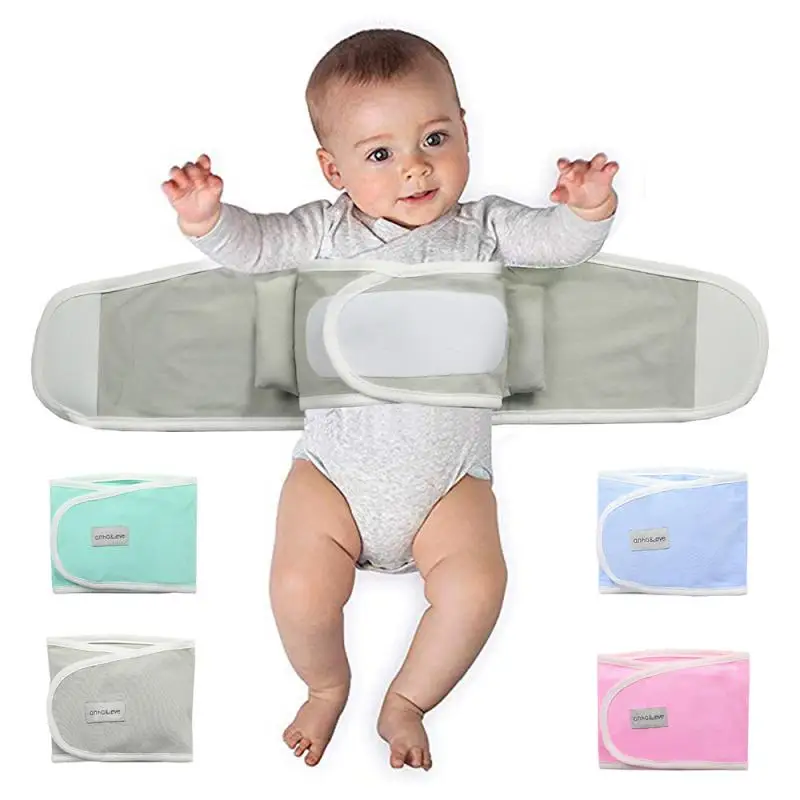 

Baby Swaddle Strap Protect Belly Adjustable Arms Newborn Blanket For Crib Safety 0-6M Kids Bedding