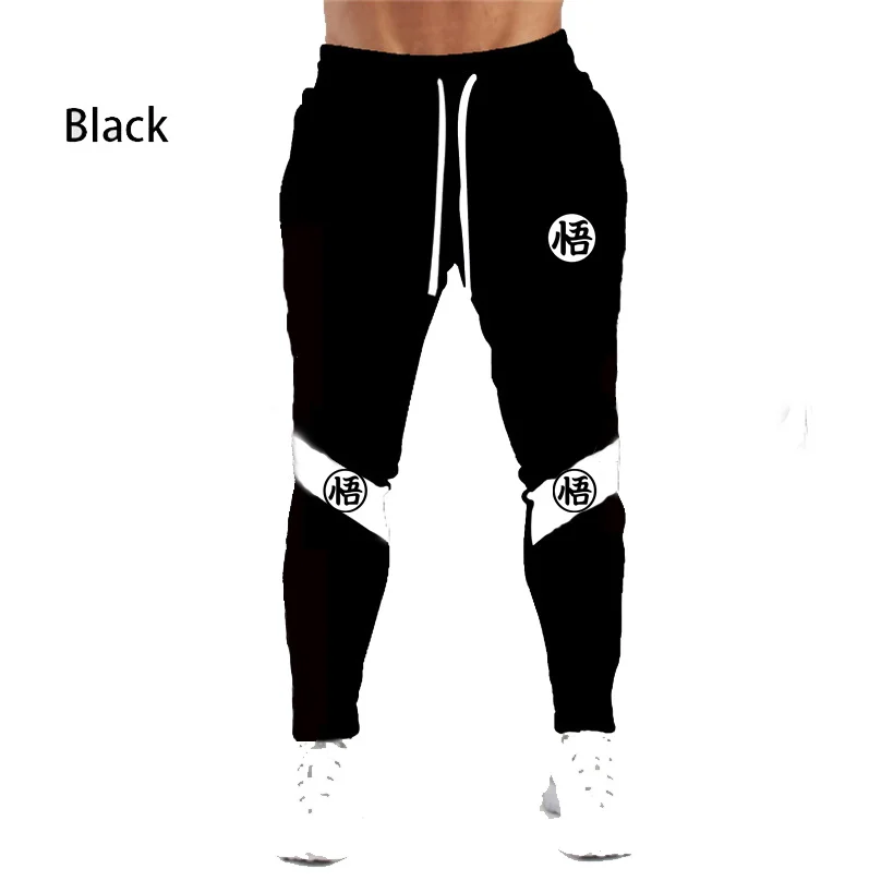 

2021 Spring And Autumn Fashion New Knee Stitching Men's Sports Pants Slim Pants Fitness Quick-Drying Running Pants Casual Pants