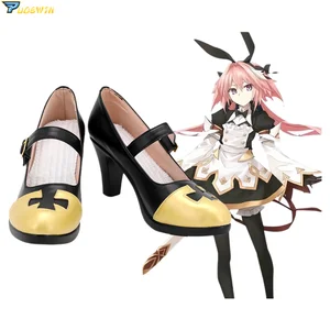 Обувь для косплея FGO Fate Grand Order Saber Astolfo, ботинки на заказ для Хэллоуина, карнавала