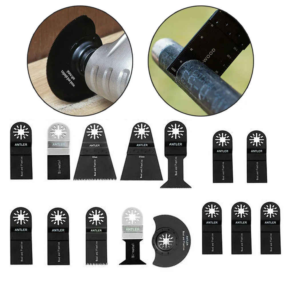 

15pcs Blades Antler Blade Multitool Oscillating Combo High Quality New