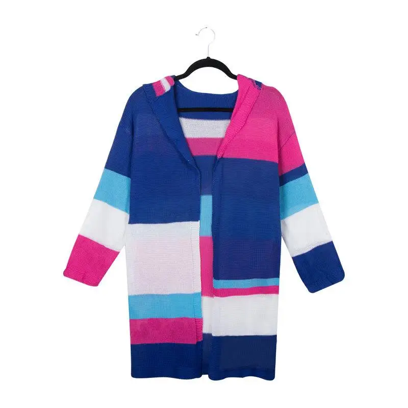 Long Cardigan Women Knit Knitted Sweater Solid Cardigans Autumn Winter Slim Sleeve |