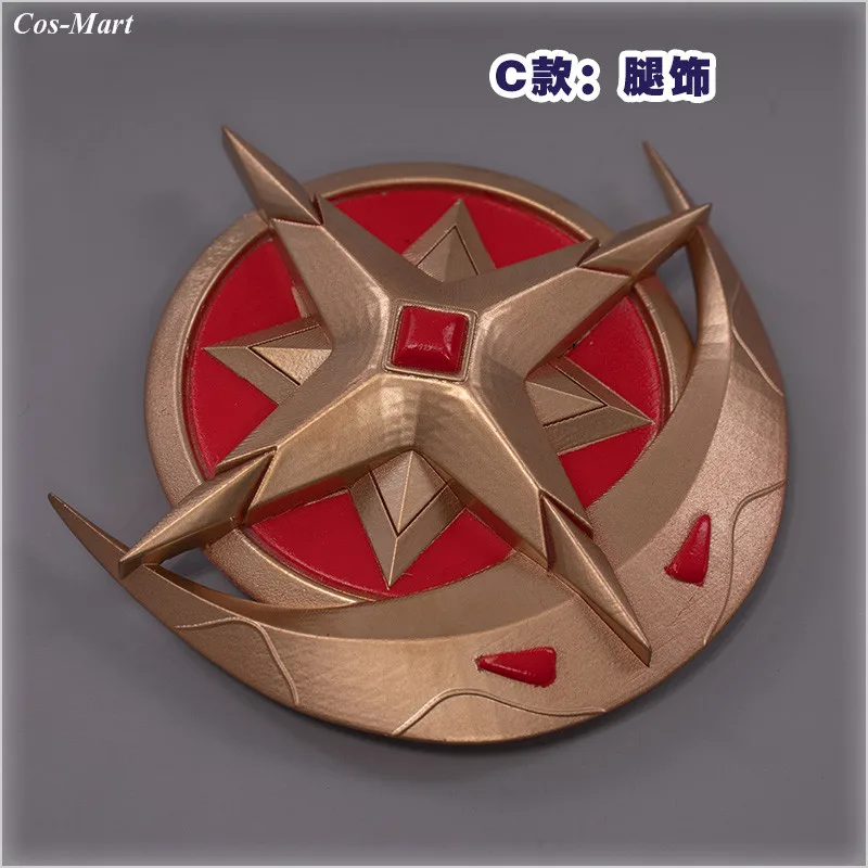 

Hot Game Genshin Impact Mona Cosplay Magician The High Quality Leglet Unisex Halloween Party Role Play Leg Prop Decoration