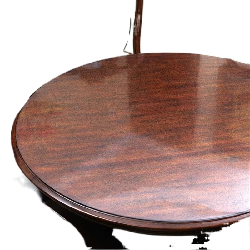 Прозрачная Круглая скатерть Tafel Kleed круглые скатерти из ПВХ для стола | Дом и сад