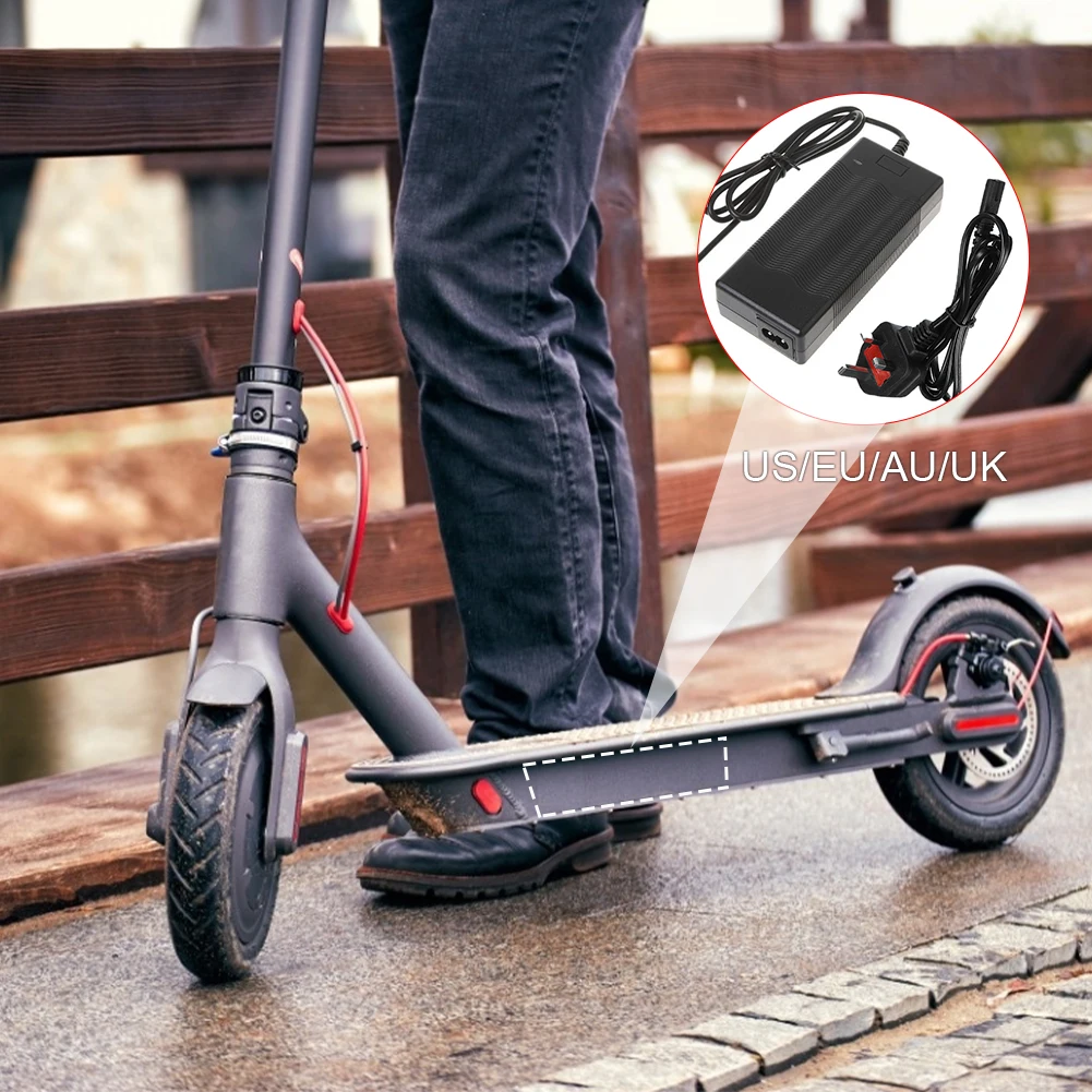 Electric Scooter Charger 42V 2A Adapter For Xiaomi Mijia M365 Ninebot Es1 Es2 Accessories Battery | Спорт и развлечения