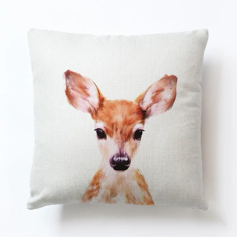 

Новый продукт, льняная наволочка, Рождественская серия, жираф, черно-белая Геометрическая фотография